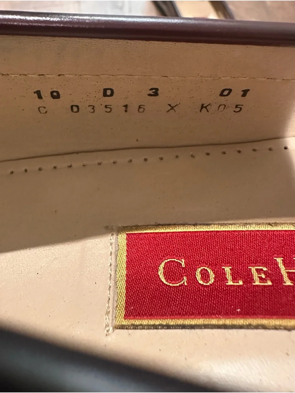 Cole Haan Men’s Dark Brown Leather Kiltie Buckle Loafers